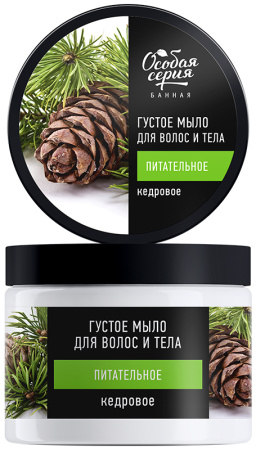 ОС Баня Густое Мыло д/волос и тела КЕДРОВОЕ 500мл