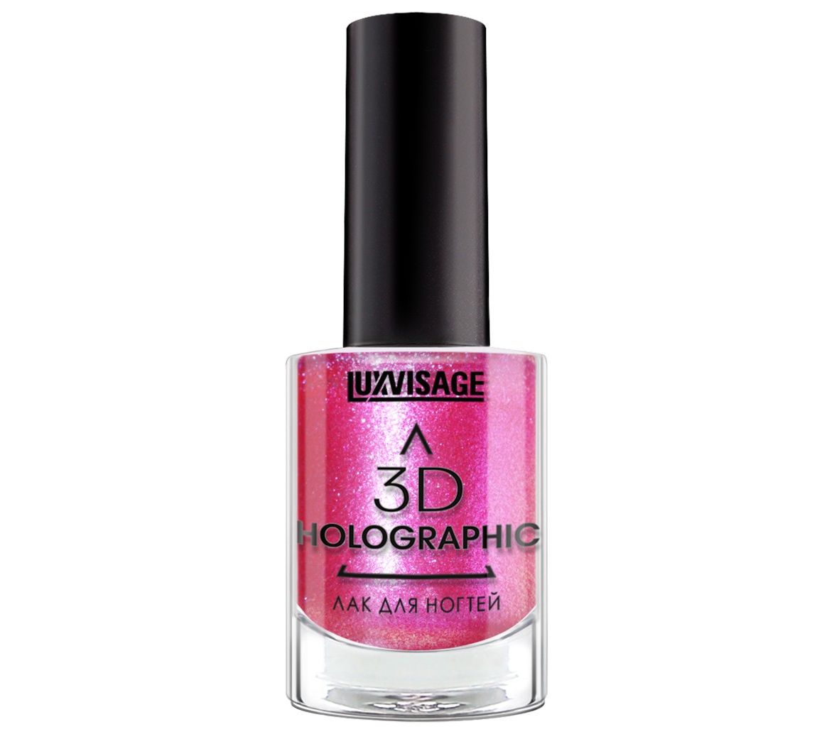 LuxVisage Лак 3D Holographic т.720 розовый сапфир