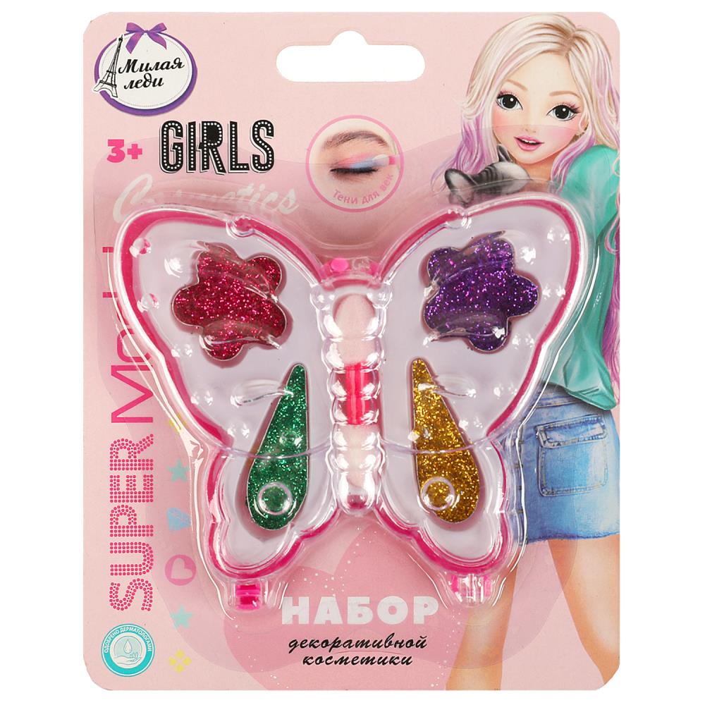 МИЛАЯ ЛЕДИ Набор (тени д/век с блестками, аппликатор)/2*144