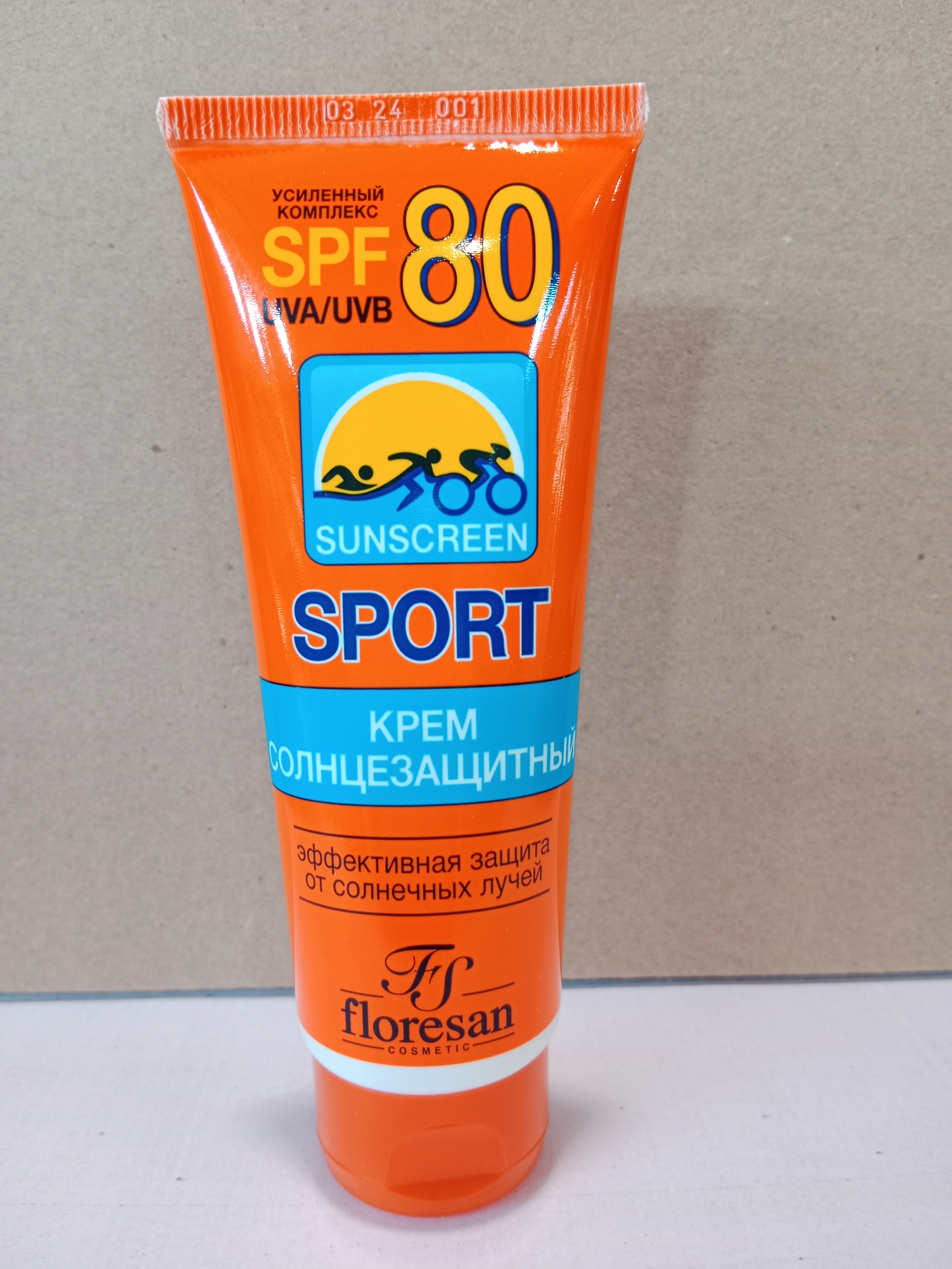 Ф SPORT Крем солнцезащитный SPF80 60мл