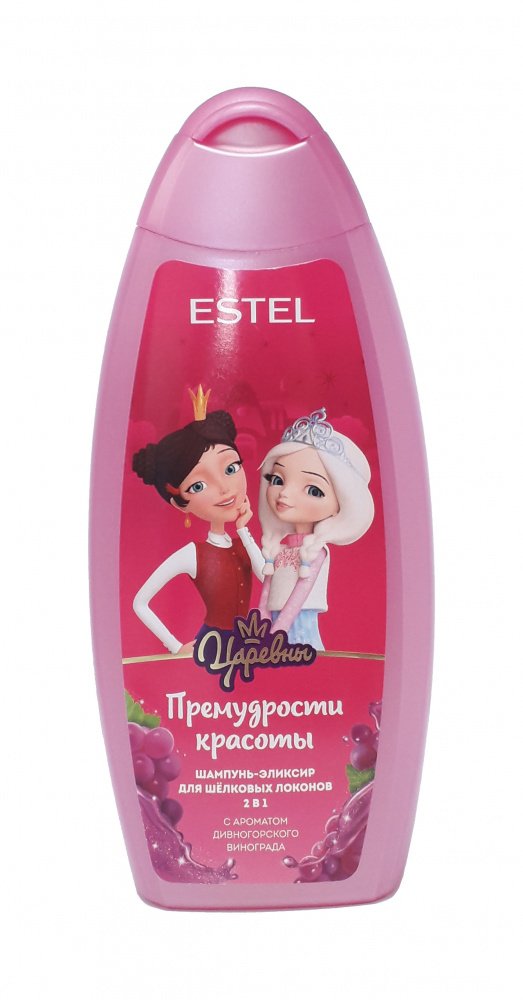 ESTEL ЦАРЕВНЫ Шампунь-эликсир 2 в 1 для шёлковых локонов "Премудрости красоты" для детей, 350 мл