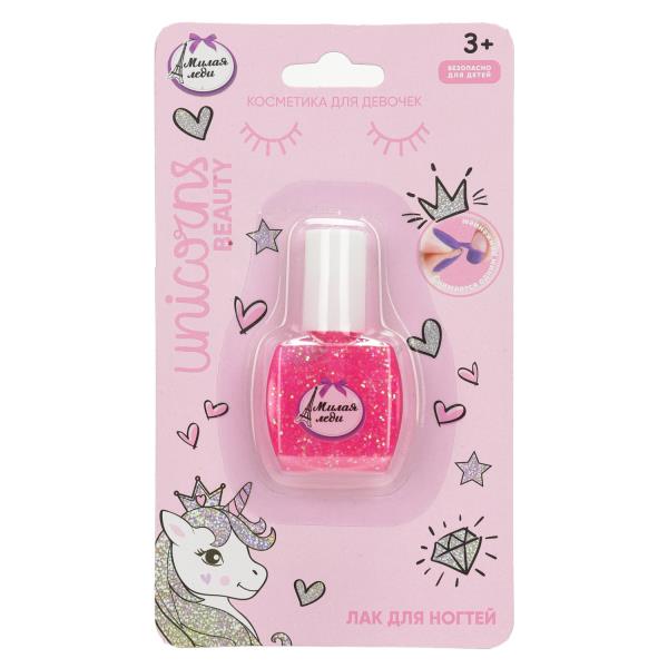 МИЛАЯ ЛЕДИ Лак д/ногтей розовый в пластике 12мл.
