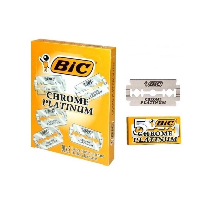 BIC Platinum двух сторонние лезвия (20*5шт)
