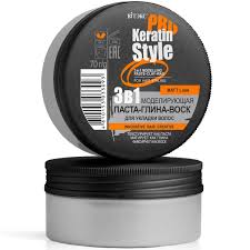 ВИТЭКС KERATIN PRO Style 3в1 Моделирующая паста-глина-воск для ук. волос 70г