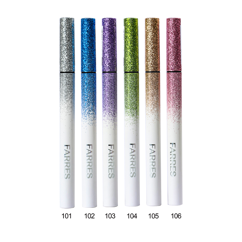 Farres Подводка д/глаз водостойкая с шиммером (фиолетовый) 8808-103