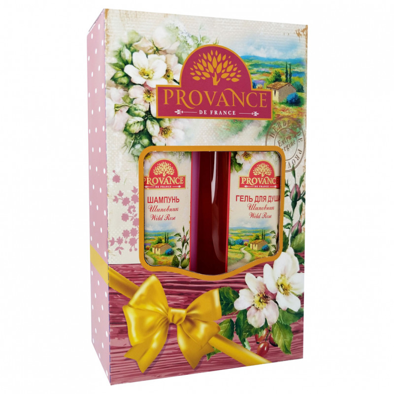 ФЕСТИВА ПН PROVANCE  WILD ROSE женский (Гель д/д 250мл+Шампунь 250 мл)MINI